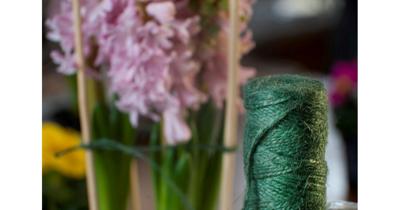 Nature jute touw groen 250 meter