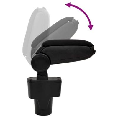 VidaXL Armsteun 13x34x(36,5-53) cm abs zwart - thumbnail