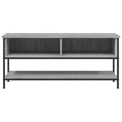 Tv-meubel 100x35x45 cm bewerkt hout grijs sonoma eikenkleurig Tv-meubel 100x35x45 cm bewerkt hout grijs sonoma eikenkleurig