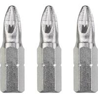 Schroefbit pozidrive Nr. 1 25 mm 1/4 inch 3 stuks kaart Eurofix - Eurofix - thumbnail