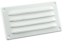 Nedco aluminium schoepenrooster - 180x90mm - wit - thumbnail