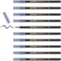 Brushpen edding 1340 zilvergrijs | 10 stuks - thumbnail