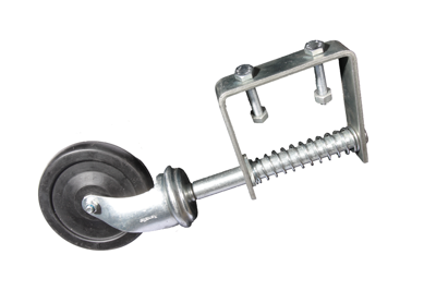 Waelbers Loopwiel met veer voor tuinhek, blauw verzinkt (GV) - 1 Stuk(s) - 684481.01