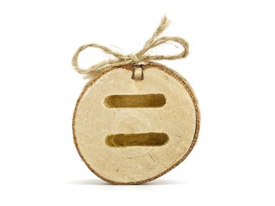 Houten Ringenhouder Bruiloft (6cm)