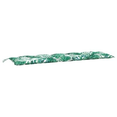 Tuinbankkussens 2 st 180x50x7 cm oxford stof bladpatroon - thumbnail