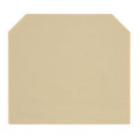 Weidmüller 0117960000 Afsluitplaat Beige 20 stuk(s) - thumbnail