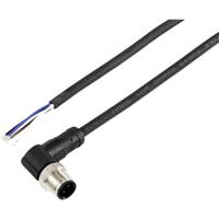 TRU COMPONENTS TC-12833020 Sensor/actuator aansluitkabel M12 Aantal polen (sensoren): 4 Stekker, haaks 10 m 1 stuk(s) - thumbnail