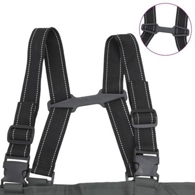 VidaXL Waadpak met laarzen en riem maat 45 donkergroen