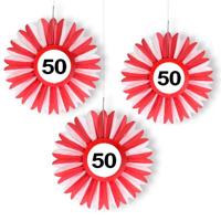 Honeycomb waaier verkeersbord 50 jaar - thumbnail