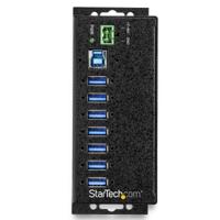 StarTech.com 7 Port USB 3.0 Hub met Voeding & Overspanningsbeveiliging - Industrial Powered USB 3.0 Data Transfer Hub - Muur/Bureau/Din Rail Mountable - Metalen USB 3.1 Gen 1 5Gbps Hub - thumbnail