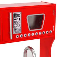 VidaXL Kinderspeelkeuken 84x31x89 cm mdf rood - thumbnail