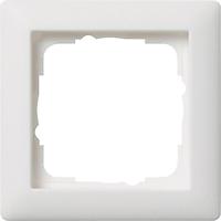 GIRA 021104 Frame 1-voudig System 55, Standaard 55 Zuiver wit, Mat 1 stuk(s) - thumbnail
