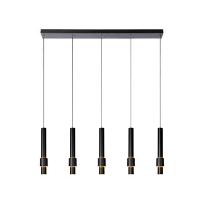 Lucide MARGARY - Hanglamp - LED Dimb. - 5x4,2W 2700K - Zwart