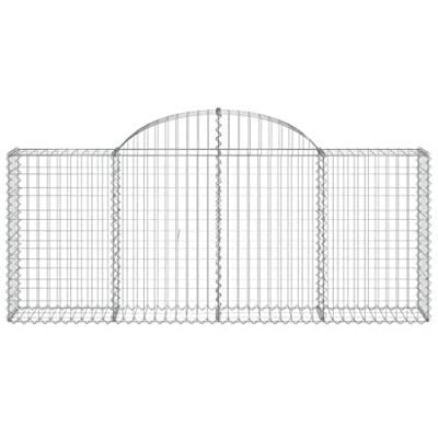 Schanskorf gewelfd 200x30x80/100 cm gegalvaniseerd ijzer Schanskorf gewelfd 200x30x80/100 cm gegalvaniseerd ijzer