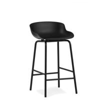 Normann Copenhagen Hyg barkruk H65 Black staal - thumbnail