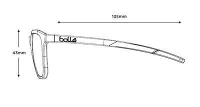 Zonnebril Uniseks Bollé BS017007 Ø 51 mm