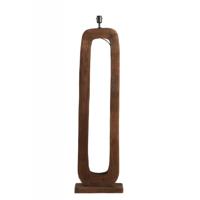Light & Living Vloerlamp 'Kelafo' Mangohout, 125cm (excl. kap), kleur Bruin - thumbnail