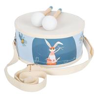 Small Foot houten trommel groovy beats met stokken, 3dlg. - thumbnail