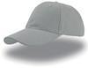 Atlantis AT614 Liberty Six Cap - Light-Grey - One Size Atlantis AT614 Liberty Six Cap - Light-Grey - One Size