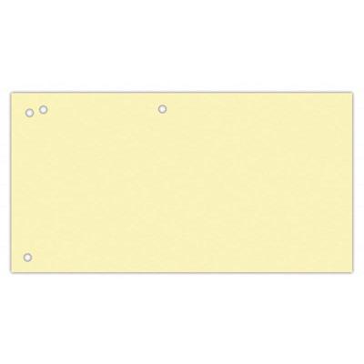 OFFICE products verdeelstroken, 240 x 105 mm, pak van 100 stuks, geel