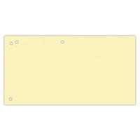 OFFICE products verdeelstroken, 240 x 105 mm, pak van 100 stuks, geel - thumbnail
