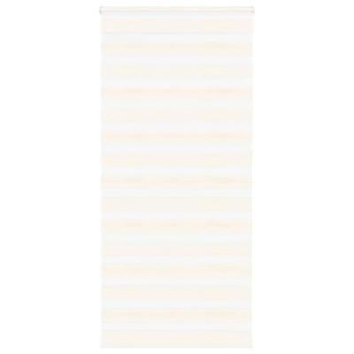 VidaXL Zebra rolgordijn 100x230 cm stofbreedte 95,9 cm marmerbeige