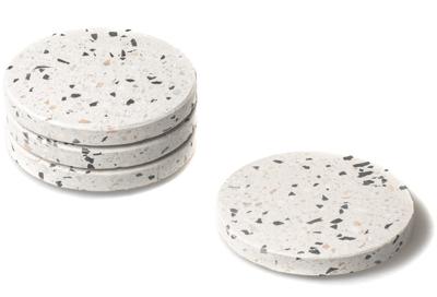 Sareva Onderzetters Terrazzo Ø 9 cm - 4 Stuks Sareva Onderzetters Terrazzo Ø 9 cm - 4 Stuks