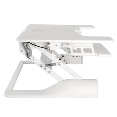 Neomounts ns-ws100white sit/stand workplace 1 monitor, 15 kg, height adjust: 130 - 500