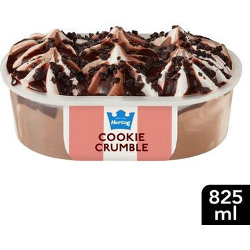 Hertog Cookie Crumble 825ML bij Jumbo