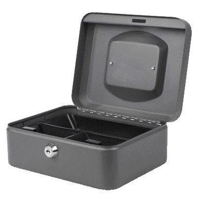 Geldkist quantore 200x160x90mm grijs