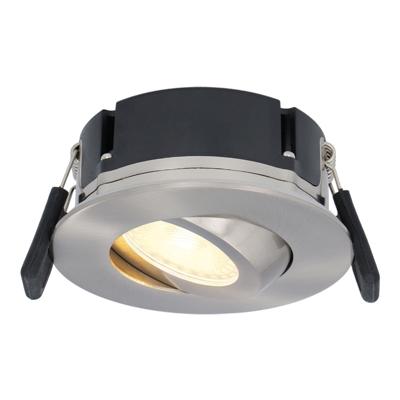 Napels LED inbouwspot Extra Plat (39mm) - 360° Kantelbaar - 8 Watt 570 Lumen - Dimbaar - IP65 - RVS Napels LED inbouwspot Extra Plat (39mm) - 360° Kantelbaar - 8 Watt 570 Lumen - Dimbaar - IP65 - RVS