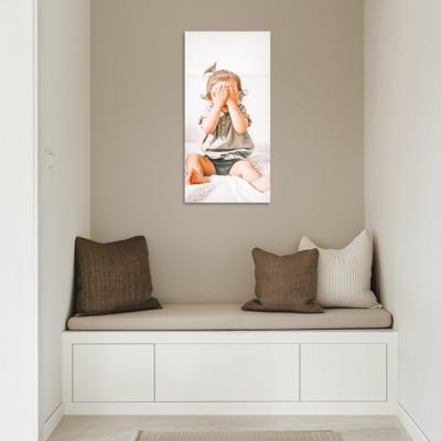 Foto op aluminium afdrukken - Wit (ChromaLuxe) - 30 x 60 cm