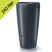 Maze regenton 2in1 240 liter antraciet - thumbnail