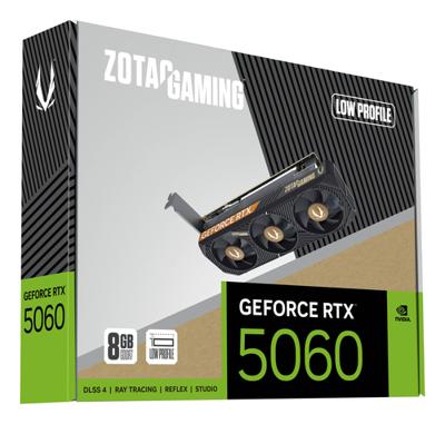 Zotac GAMING GeForce RTX 5060 Low Profile NVIDIA 8 GB GDDR7 Zotac GAMING GeForce RTX 5060 Low Profile NVIDIA 8 GB GDDR7