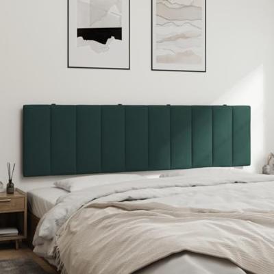 Hoofdbordkussen 180 cm fluweel donkergroen Hoofdbordkussen 180 cm fluweel donkergroen