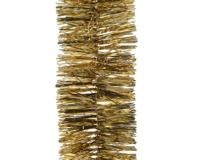 Lametta guirlande glans licht goud - thumbnail