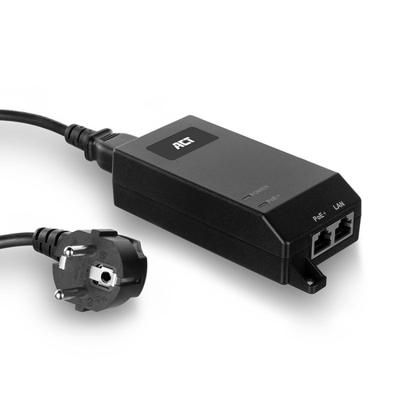 ACT Gigabit PoE+ injector 30W