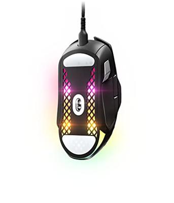 Gamemuis SteelSeries Aerox 5 Gaming Zwart Inclusief kabel LED-Lichten Gamemuis SteelSeries Aerox 5 Gaming Zwart Inclusief kabel LED-Lichten