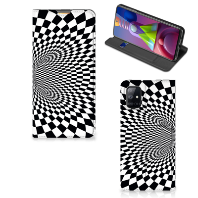 Samsung Galaxy M51 Stand Case Illusie Samsung Galaxy M51 Stand Case Illusie