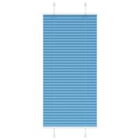 VidaXL Plissé rolgordijn 60x150 cm stofbreedte 59,4 cm polyester blauw - thumbnail