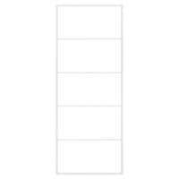 VidaXL Handdoekenrek wit 45x10x115 cm staal - thumbnail