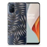OnePlus Nord N100 | TPU Case | Leaves Grey - thumbnail