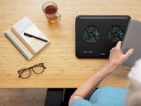 Trust Cyclone Koelstandaard voor notebook Laptopstandaard Zwart - thumbnail