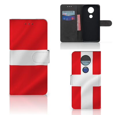 Motorola Moto E5 Plus Bookstyle Case Denemarken Motorola Moto E5 Plus Bookstyle Case Denemarken