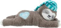 TRIXIE PLUCHE LUIAARD GRIJS MET HEARTBEAT VOOR PUPPY 34 CM - thumbnail