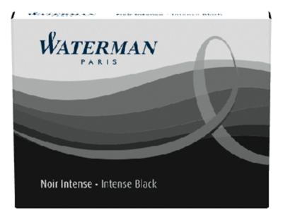 Waterman inktpatronen zwart 6X