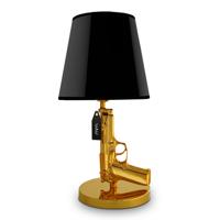 Golden Gun Lamp Replica - Beretta Tafellamp - Gouden Pistool Lamp - thumbnail