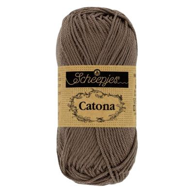 Scheepjes Catona 50g - 507 Chocolate - Haakgaren / Breigaren