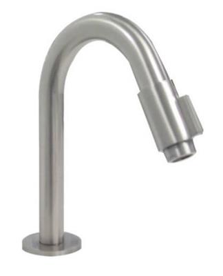 Toiletkraan Best Design Ore Dimpel Ronde Uitloop 19,5 cm RVS