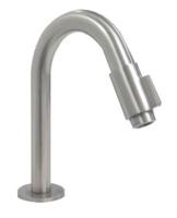Toiletkraan Best Design Ore Dimpel Ronde Uitloop 19,5 cm RVS - thumbnail